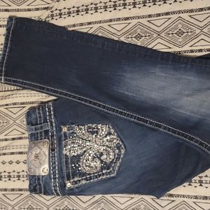 Miss Me Straight Leg Jeans Size 30 Curvy